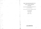 book The Prosopography of the Later Roman Empire 2 Part Set: Volume 3B, AD 527-641 (Vol 3) [English OCR]