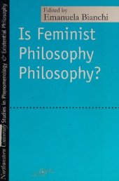 book Is Feminist Philosophy Philosophy?