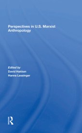 book Perspectives In U.s. Marxist Anthropology