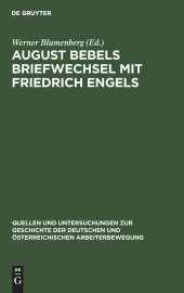 book August Bebels Briefwechsel mit Friedrich Engels