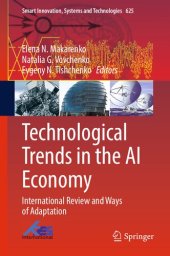 book Technological Trends in the AI Economy: International Review and Ways of Adaptation