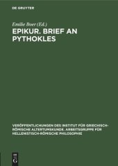 book Epikur. Brief an Pythokles