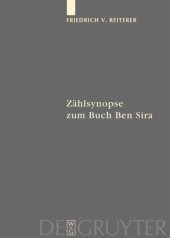 book Zählsynopse zum Buch Ben Sira