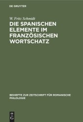 book Die spanischen Elemente im französischen Wortschatz