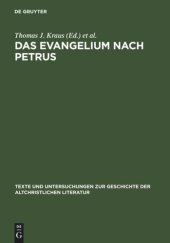 book Das Evangelium nach Petrus: Text, Kontexte, Intertexte