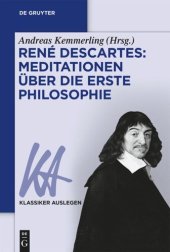 book René Descartes: Meditationen über die Erste Philosophie