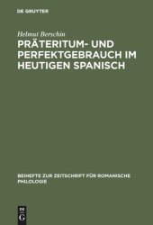 book Präteritum- und Perfektgebrauch im heutigen Spanisch