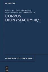 book Corpus Dionysiacum III/1: Pseudo-Dionysius Areopagita: Epistola ad Timotheum de morte apostolorum Petri et Pauli

Homilia (BHL 2187)