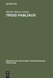 book Trois fabliaux: Saint Pierre et le jongleur. De Haimet et de Barat et Travers. Estula