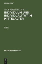 book Individuum und Individualität im Mittelalter