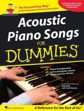 book Acoustic Piano Songs for Dummies (Songbook)