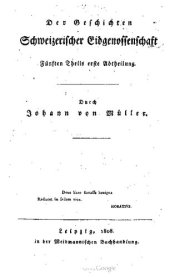 book Der Geschichten Schweizerischer Eidgenossenschaft