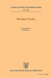 book Heinrichs des Glichezares Reinhart Fuchs