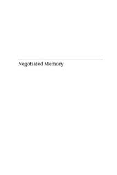 book Negotiated Memory: Doukhobor Autobiographical Discourse