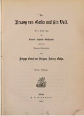 book Der Herzog von Gotha und sein Volk