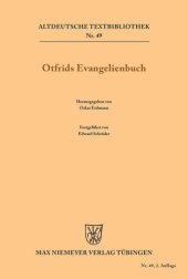 book Otfrids Evangelienbuch. Textabdruck mit Quellenangaben und Wörterbuch