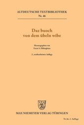 book Daz buoch von dem übeln wîbe