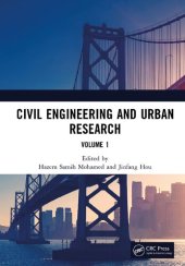 book Civil Engineering and Urban Research: Volume 1