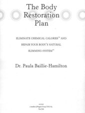 book The Body Restoration Plan