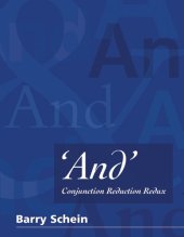 book ‘And’: Conjunction Reduction Redux