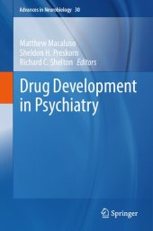 book Drug Development in Psychiatry