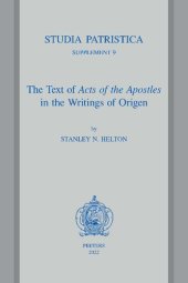 book The Text of Acts of the Apostles in the Writings of Origen