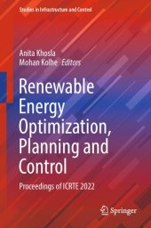 book Renewable Energy Optimization, Planning and Control: Proceedings of ICRTE 2022