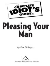 book The Complete Idiot's Guide to Pleasing Your Man