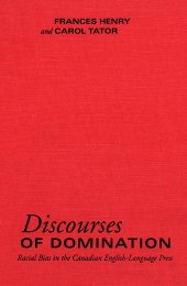 book Discourses of Domination: Racial Bias in the Canadian English-Language Press