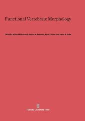 book Functional Vertebrate Morphology