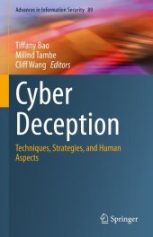 book Cyber Deception: Techniques, Strategies, and Human Aspects