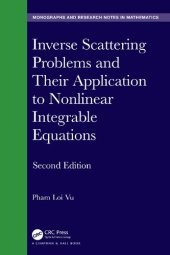 book Inverse Scattering Problems and Their Application to Nonlinear Integrable Equations