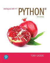 book Starting Out with Python, 5th edition