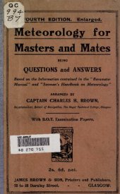 book Meteorology for Masters and Mates; Being Questions and Answers