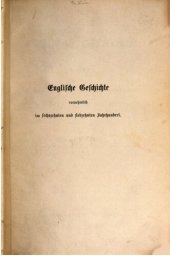 book Englische Geschichte, vornehmlich im sechzehnten und siebzehnten Jahrhundert