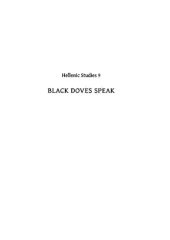 book Black Doves Speak: Herodotus and the Languages of Barbarians