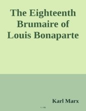 book The Eighteenth Brumaire of Louis Bonaparte