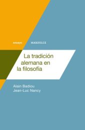 book La tradición alemana en la filosofía