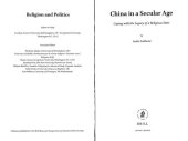 book China in a Secular Age: Coping with the Legacy of a Religious State