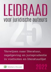 book Leidraad voor Juridische Auteurs