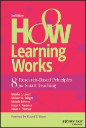 book How Learning Works: Eight Research-Based Principles for Smart Teaching