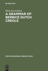 book A Grammar of Berbice Dutch Creole