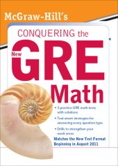 book McGraw-Hill's Conquering the New GRE Math