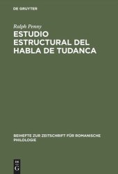 book Estudio estructural del habla de Tudanca