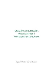 book GramáƟca del español para maestros y profesores del Uruguay