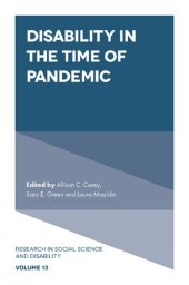 book Disability in the Time of Pandemic