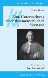 book David Hume: Eine Untersuchung über den menschlichen Verstand