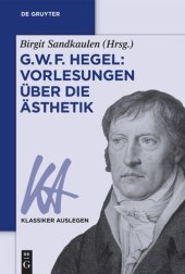 book G. W. F. Hegel: Vorlesungen über die Ästhetik