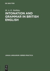 book Intonation and grammar in British English