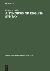 book A Synopsis of English Syntax